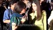 Air kissing Kareena Kapoor, Sunil Shetty, Abhishek Bachchan, Amitabh Bachchan at Bollywood party