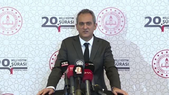 Bakan Özer: Şurada gerek oy birliği, gerek oy çokluğuyla alınan tüm kararları yeniden değerlendireceğiz