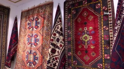 Tarihi 3 bin yıl öncesine dayanan halılar Bursa'da sergileniyor