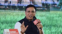 What is Congress's relation with Tikait? Surjewala replied