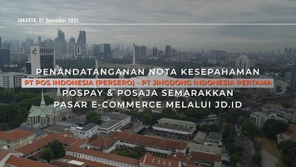 Semarakkan Pasar e-Commerce, Pos Indonesia Gandeng JD.ID