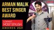 Arman Malik wins the Best Singer Award at Lokmat Most Stylish Awards 2021