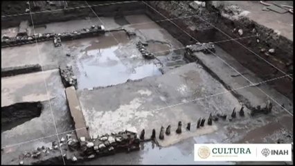 Encuentran un altar azteca en la bulliciosa plaza mexicana de Garibaldi