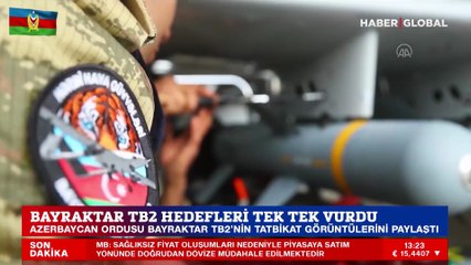 Azerbaycan Ordusu, Bayraktar TB2'nin tatbikat görüntülerini paylaştı