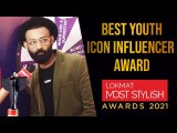 Beyounik wins the Best Youth Icon Influencer Award at Lokmat Most Stylish Awards 2021