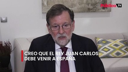 Download Video: Rajoy cree que con  la ausencia del rey Juan Carlos damos mala imagen como país