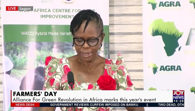 Live: Farmers' Day: Alliance for Green Revolution in Africa marks this years event-Joy News (2-12-21