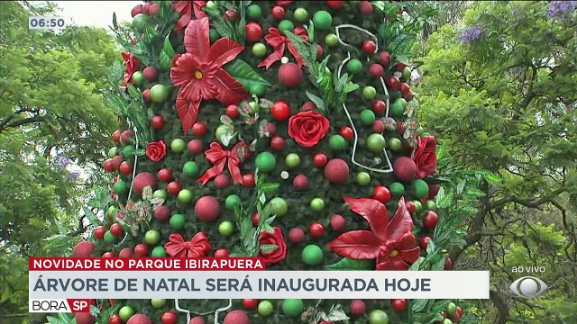O Natal do Parque Ibirapuera está de volta. A inauguração oficial acontece nesta sexta-feira (3), mas somente para convidados. Neste sábado (4), a atração estará aberta ao público.