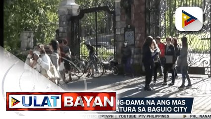 Temperatura sa Baguio City, bumagsak sa 12 degrees Celsius kaninang 5AM