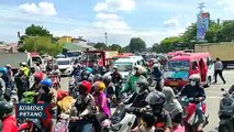 Bus Transjakarta Kembali Kecelakaan, Tabrak Separator di Jalan Jenderal Sudirman