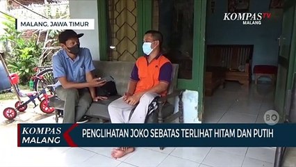 Melihat Aktivitas Warga di Malang Yang Alami Kebutaan Usai Divaksin, Memasang Mata Raket di Rumahnya