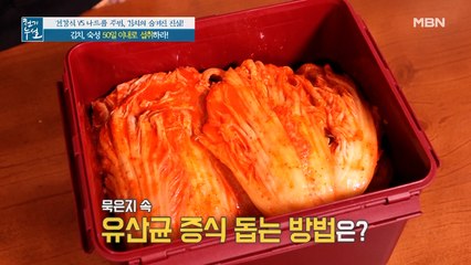 김치 속 유산균 최대로 살리는 숙성 정도는?