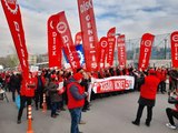 Son dakika haberleri | DİSK'ten Çalışma Bakanlığı önünde 'asgari ücret' eylemi