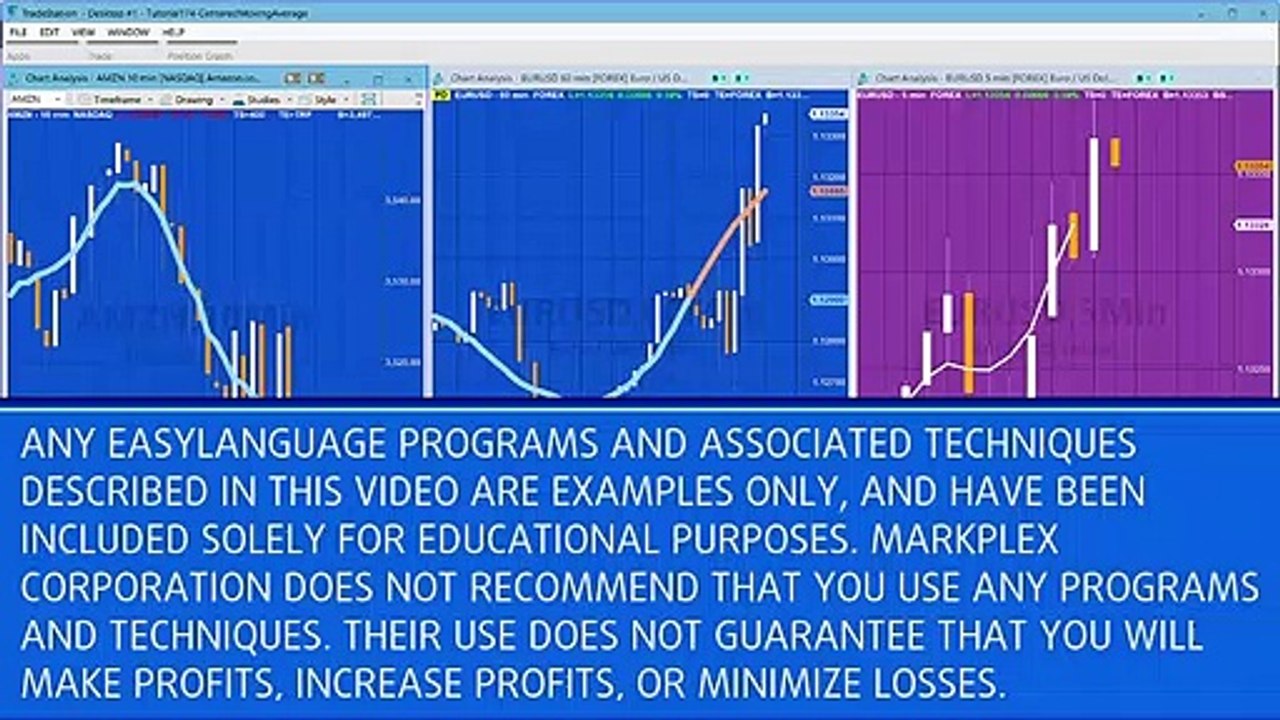 Tutorial 174 | Markplex Centered Moving Average