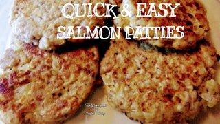Salmon Patties Recipe Canned Pink Quick & Easy
