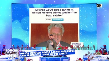 Nelson Monfort dévoile gagner 5000 euros par mois !