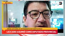 Lezcano asumió como diputado provincial
