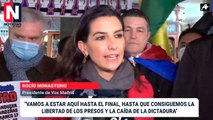 Rocío Monasterio : 'Vamos a estar aquí hasta el final, hasta que consigamos la caída de la dictadura'
