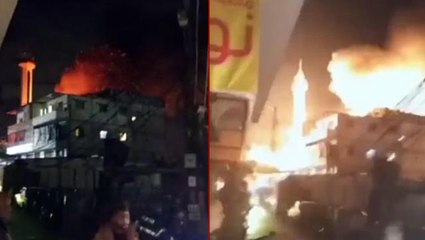 Lübnan'da Filistinli mültecilerin bulunduğu kampın yakınlarında patlama meydana geldi