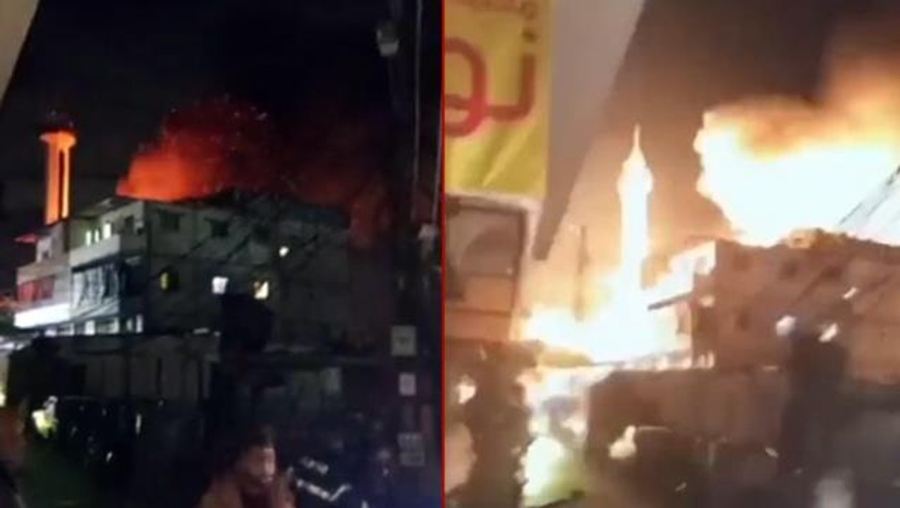 Lübnan'da Filistinli mültecilerin bulunduğu kampın yakınlarında patlama meydana geldi
