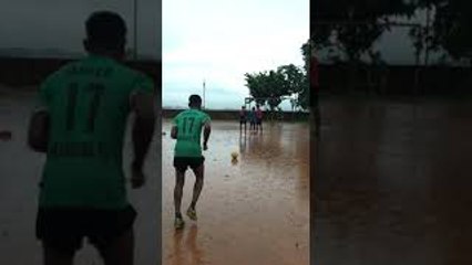 Football Free Kick Goes Flying in Wrong Direction