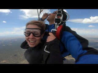 Skydiver's Mile High Marriage Proposal