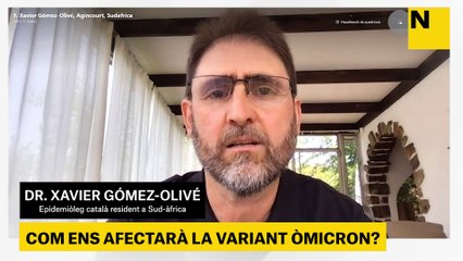 ENTREVISTA EPIDEMIOLEG SUD-AFRICA OMICRON