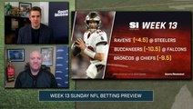 Week 13 Sunday NFL Betting Preview