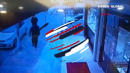 Kuyumcu soygunu girişiminin görüntüleri ortaya çıktı