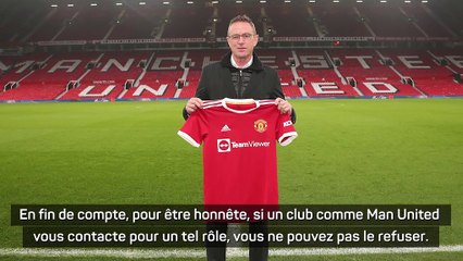 Manchester United - Rangnick : "Si un club comme Man United vous contacte, vous ne pouvez pas refuser"