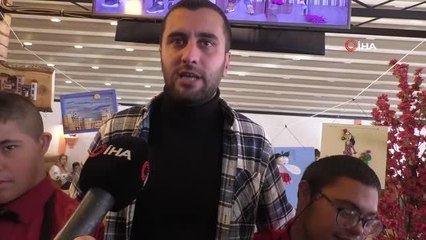 Iğdır'da özel öğrenciler farkındalık için kafe işletti