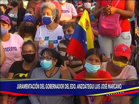 Pdte. Maduro lideró acto de juramentación de Luis José Marcano gobernador electo del Edo. Anzoátegui