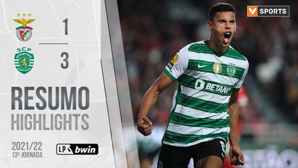 Highlights: Benfica 1-3 Sporting (Liga 21/22 #13)