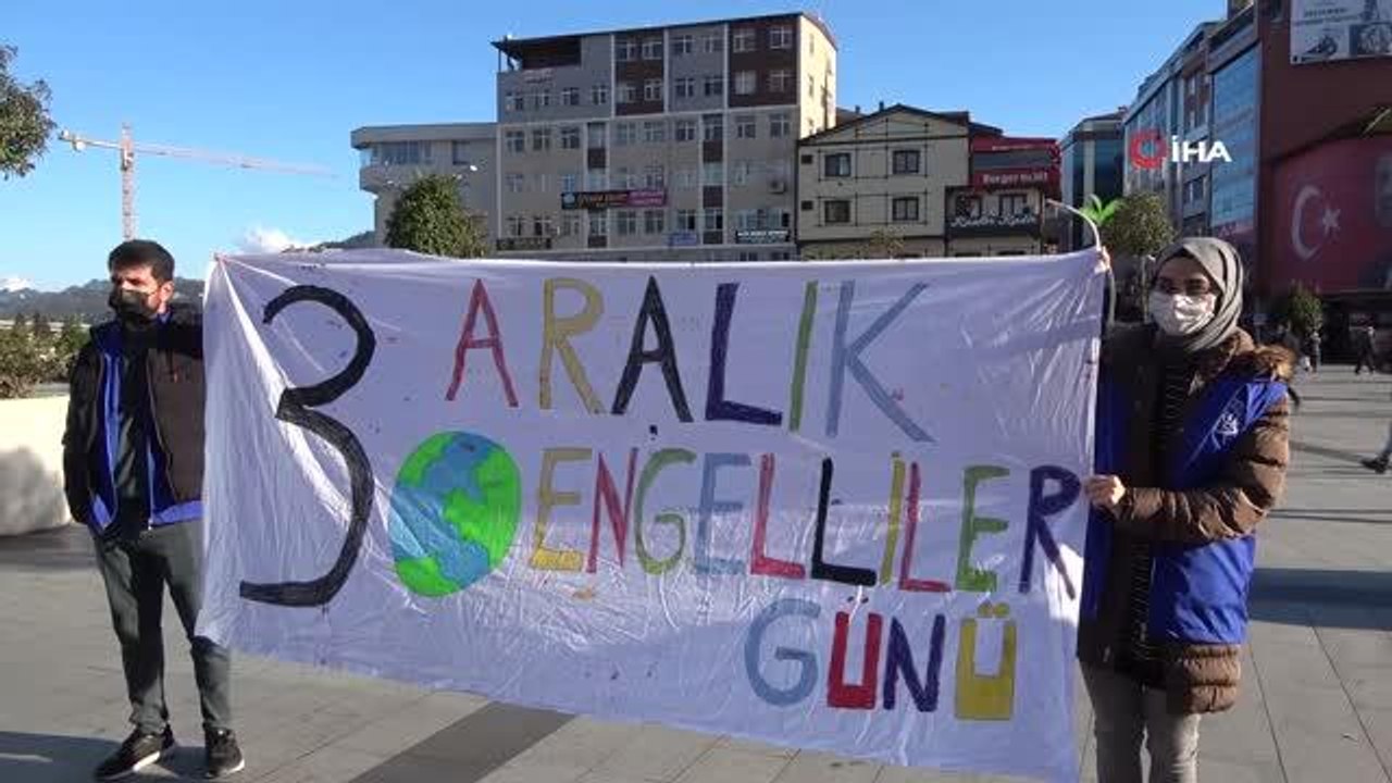 Engelliler gününe özel empati parkuru