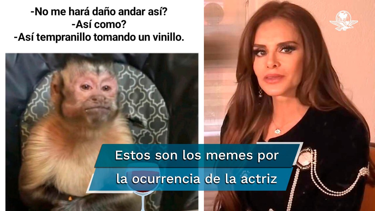 Lucía Méndez confunde el vino tempranillo con un momento del día