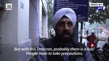 New Delhi residents react after first Omicron cases found in India
