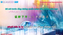 我不後悔 - Em Không Hối Hận - Wo bu hou hui [ Kara+Vietsub ]