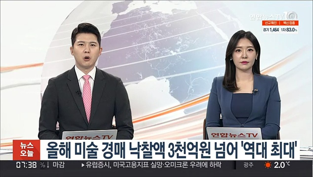 올해 미술 경매 낙찰액 3천억원 넘어 '역대 최대'