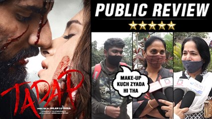 Tadap Movie Review | Ahan Shetty's Debut | Tara Sutaria | Public Give Ratings