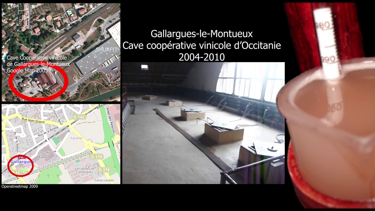 Visite de la cave coopérative vinicole de Gallargues-le-Montueux année 2010