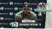 Jayson Tatum: It's tough...they didn't miss any shots | Celtics vs Jazz