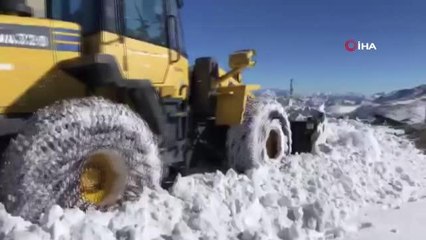 Şırnak'ta karla mücadele başladı