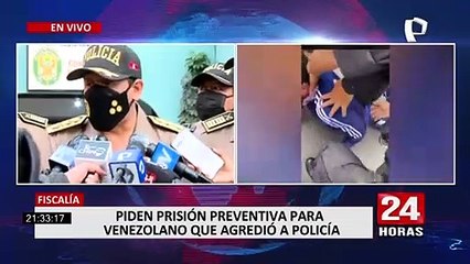 Ministerio Público pide 7 meses de prisión preventiva contra sujeto que agredió a policía en embajada de Venezuela
