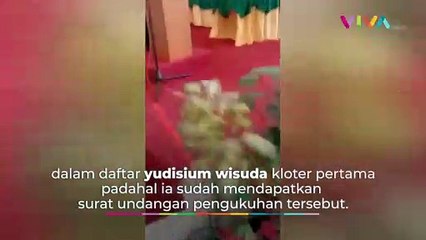 Seorang Mahasiswi Mengamuk di Acara Yudisium