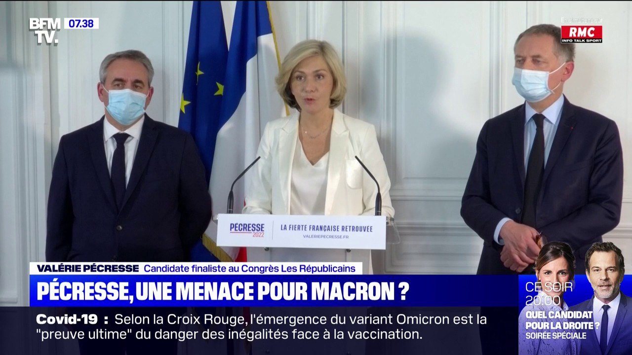 Congrès LR: la majorité présidentielle redoute une victoire de Valérie Pécresse
