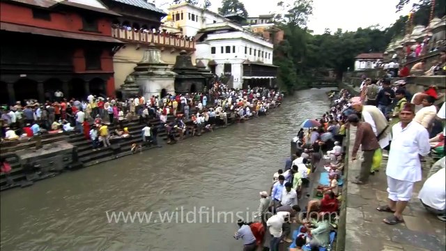 Pashupatinath Temple and the holy river Bagmati
