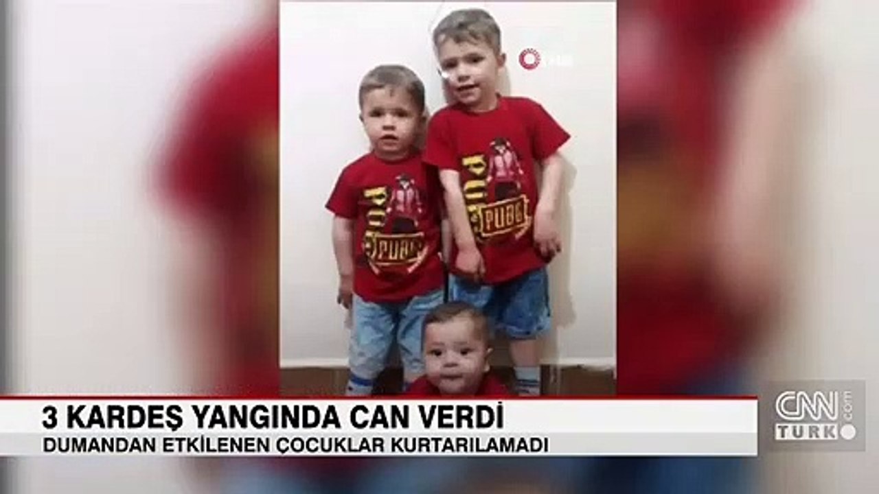 Annelerinin evde bıraktığı 3 çocuk yangında can verdi