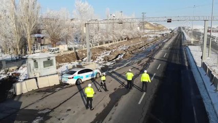 Kış lastiği denetiminde 33 sürücüye ceza kesildi