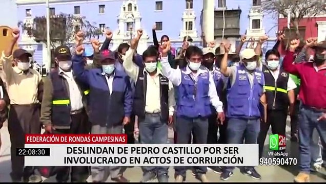 Federación de Rondas Campesinas se deslindan de Pedro Castillo por estar involucrado en actos de corrupción