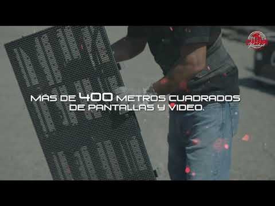 Así es el escenario de Banda El Recodo para su concierto mundial